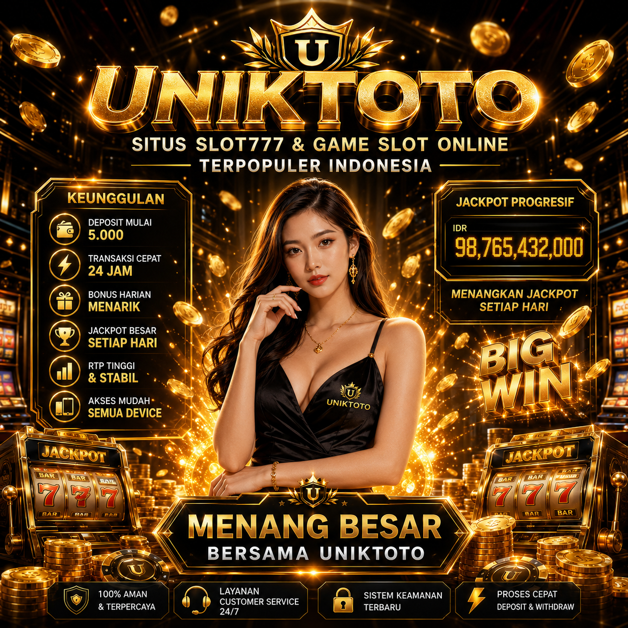 UNIKTOTO Deposit 5000 Terjangkau Situs Toto Togel & Pilihan Game Digital Populer Agen Togel Terpercaya by Hey siriusly
